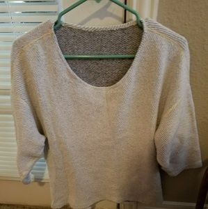 American apparel white lightweight sweater
